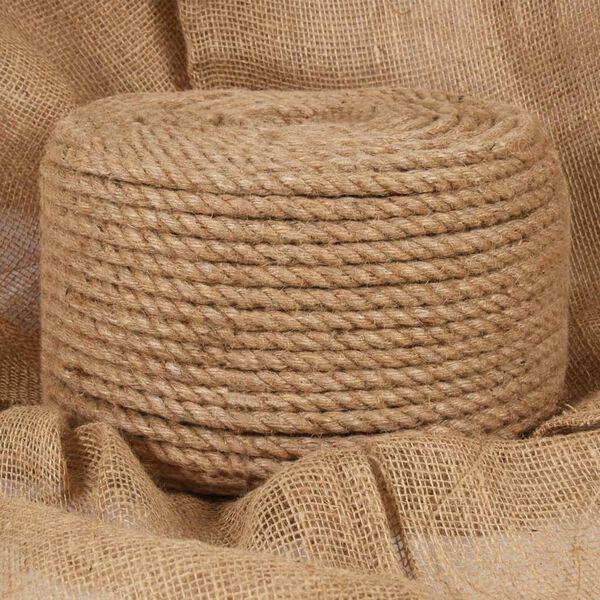 vidaXL Vrv iz 100 % jute 14 mm 100 m