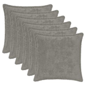 vidaXL Prevleka za blazino 6 kos HOUTEN Svetlo siva 30 x 30 cm