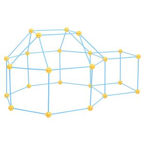 vidaXL 72-delni otroški komplet za gradnjo utrdbe