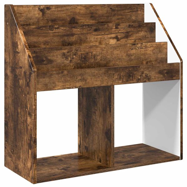 vidaXL Otro&scaron;ka knjižnica Dimljeni oreh 72,5 x 29,5 x 69 cm