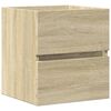 vidaXL Omarica za umivalnik sonoma hrast 41x38,5x45 cm inženirski les