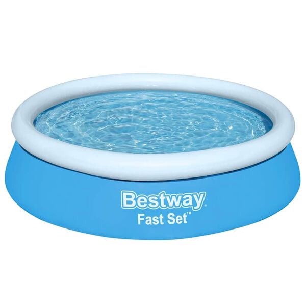Bestway Fast Set napihljiv bazen okrogel 183x51 cm moder
