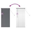 vidaXL Venecijanske žaluzije Temno siva 130 x 60 cm Aluminij