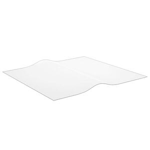 vidaXL Zaščita za mizo mat 70x70 cm 1,6 mm PVC