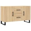 vidaXL Komoda sonoma hrast 100x36x60 cm inženirski les