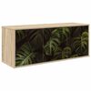 vidaXL Stenska TV omarica ELBURG 102 x 33 x 40 cm Sonoma hrast
