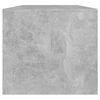 vidaXL Klubska mizica betonsko siva 102x50x45 cm konstruiran les