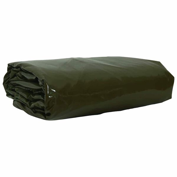vidaXL Tarpaulin 650g / m² Oljčno zelena 2,5 x 4,5 m