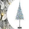 vidaXL Božično drevo med 300 LED z stojalom Bela 180 cm PE in jeklo