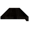 vidaXL Podloge za stopnice 16 kosov rjave 110x25x2 cm trdna hrastovina
