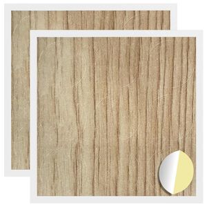 vidaXL Lepljiva za&scaron;čita vijakov 2 pcs Umetni hrast &Oslash; 20 x 0,5 mm