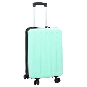 vidaXL Kovček s ključavnico Mint zelena 34 x 23 x 55.5 cm ABS plastika