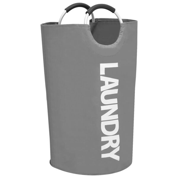 vidaXL Ko&scaron; za sortiranje perila siv