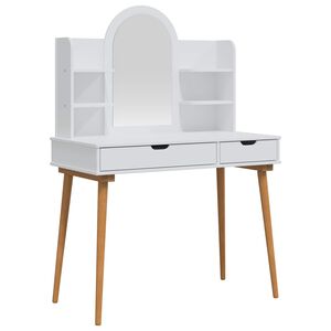 vidaXL Komplet toalet FAUSKE 4 kos Bela 100 x 50 x 143 cm