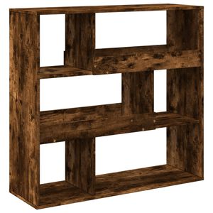 vidaXL Pregrada za prostor dimljen hrast 100x33x94,5 cm inženirski les