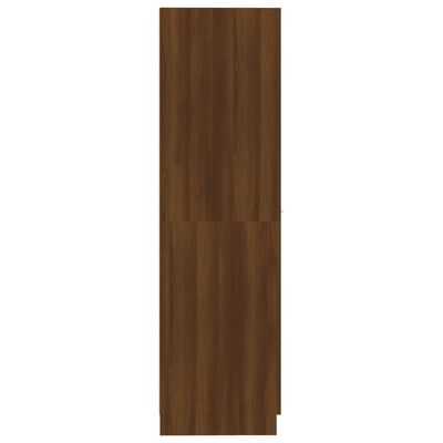 vidaXL Lekarniška omara rjavi hrast 30x42,5x150 cm konstruiran les