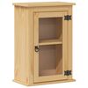 vidaXL Kopalni&scaron;ka stenska omarica Corona 45x27x64,5 cm trdna borovina