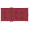 vidaXL Blazine za vrtne stole 6 kosov vinsko rdeče 100x50x3 cm oxford