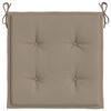 vidaXL Blazine za vrtne stole 2 kosa taupe 40x40x4 cm oxford tkanina