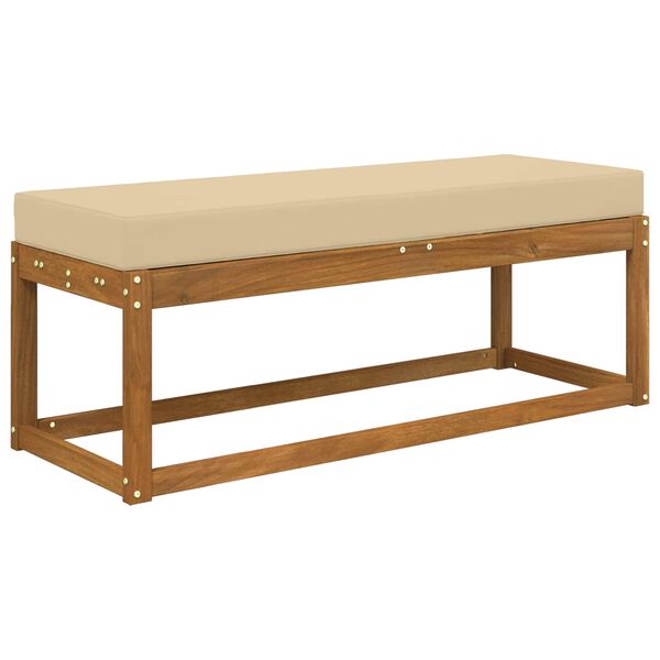 vidaXL Zunanja sedežna blazina Bež 115 x 40 x 8 cm 100% poliester