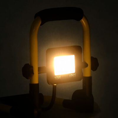 vidaXL LED reflektor z ročajem 10 W