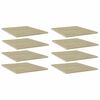 vidaXL Dodatne police za omaro 8 kosov sonoma hrast 40x50x1,5 cm