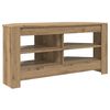 vidaXL KotnaTVomara 102 x 40,5 x 45 cm Umetni hrast Inženirski les