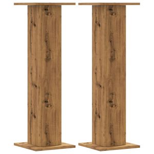 vidaXL Stojalo za rastline 2 kosa artisan hrast 30x30x95 cm inž. les
