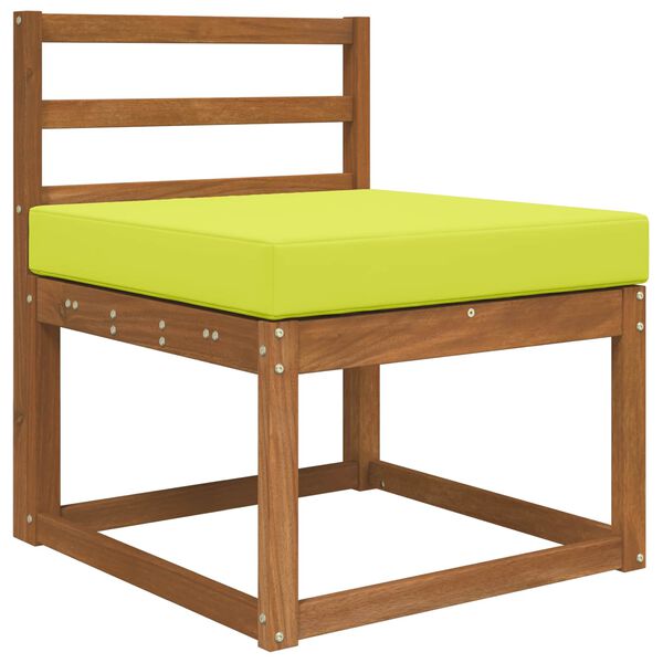 vidaXL Zunanja blazina za kavč Zelena 60 x 60 x 8 cm Poliester