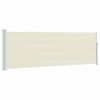 vidaXL Zložljiva stranska tenda za teraso 100x314 cm krem