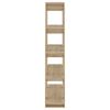 vidaXL Knjižna omara/pregrada sonoma hrast 100x30x160 cm iverna plošča