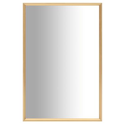vidaXL Ogledalo zlato 60x40 cm