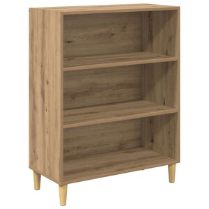 vidaXL Strani &scaron;al Umetni hrast 69,5 x 32,5 x 90 cm Inženirski les