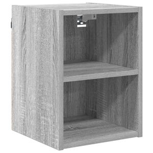 vidaXL Viseča omarica Siva Sonoma 30 x 29,5 x 40 cm Konstruiran les