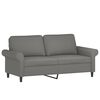 vidaXL Dvosed temno siv 140 cm blago