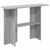 vidaXL Konzolna miza Siva Sonoma 100 x 30 x 75 cm Inženirski les