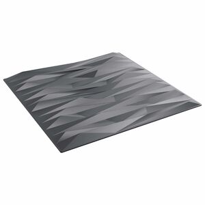 vidaXL Stenske plo&scaron;če 12 kos 50 x 50 cm Siv kamen XPS Pena