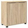 vidaXL Kabinet za umivalnik v kopalnici Sonoma hrast 60 x 30 x 60 cm