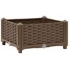 vidaXL Visoka greda 40x40x23 cm polipropilen