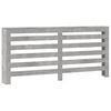 vidaXL Pokrov za radiator betonsko siv 175x20x82 cm inženirski les