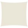 vidaXL Senčno jadro oksford blago kvadratno 2,5x2,5 m krem