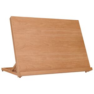 vidaXL Namizno slikarsko stojalo 65x48x7 cm trdna bukovina