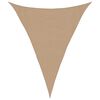 vidaXL Senčno jadro 160 g/m&sup2; taupe 3x4x4 m HDPE