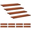 vidaXL Stopnice 12 kos 110 x 30 x 2 cm Rjava Trda bukovina