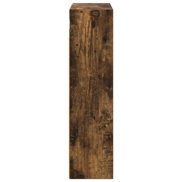 vidaXL Kopalna stenska omarica Dimljeni Hrast 40 x 16 x 62,5 cm