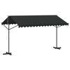 vidaXL Prostostoječa tenda 400x300 cm antracitna