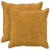 vidaXL Prevleka za blazino 2 kos HOUTEN Rumena 70 x 70 cm Mikrofibra