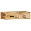 vidaXL Stenska TV omarica 80x30x19 cm trden robusten mangov les