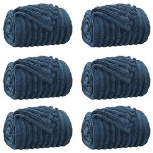 vidaXL Obloge 6 kos Temno modra 150 x 130 cm 2.85 kg Flis