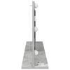 vidaXL Ogledalo za toaletno mizico Betonsko siva 100 x 45 x 18 cm